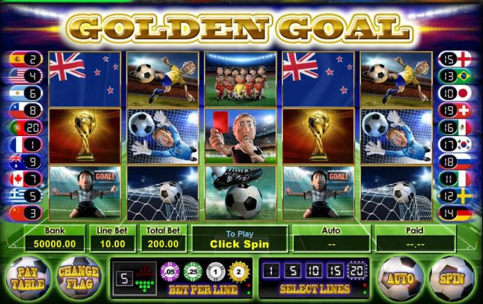 All Online Pokies image of Golden Goal