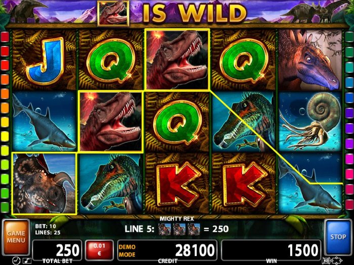 Multiple winning paylines triggers a big win during the free games feature! - All Online Pokies