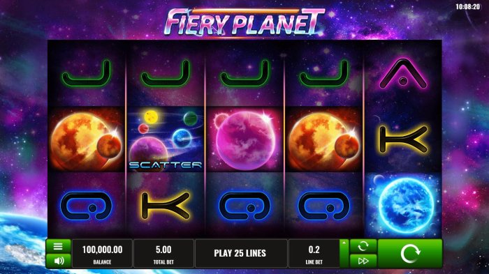 All Online Pokies image of Fiery Planet