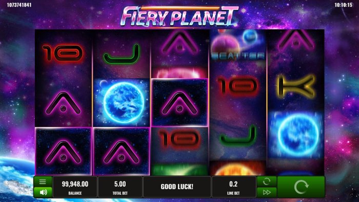 All Online Pokies image of Fiery Planet