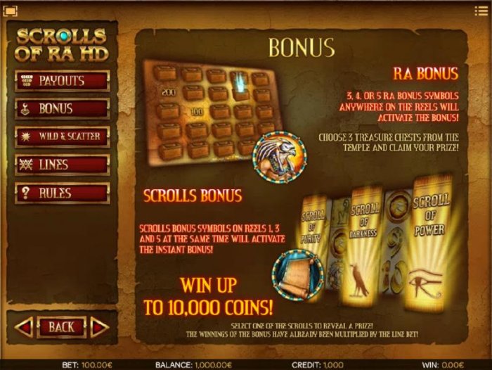 All Online Pokies - Bonus game rules and how to play. Win up to 10,000 coins!