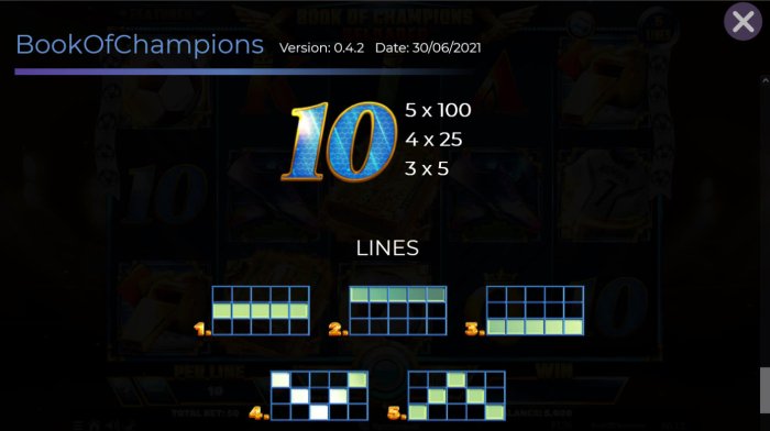 All Online Pokies image of Book of Champions Reloaded