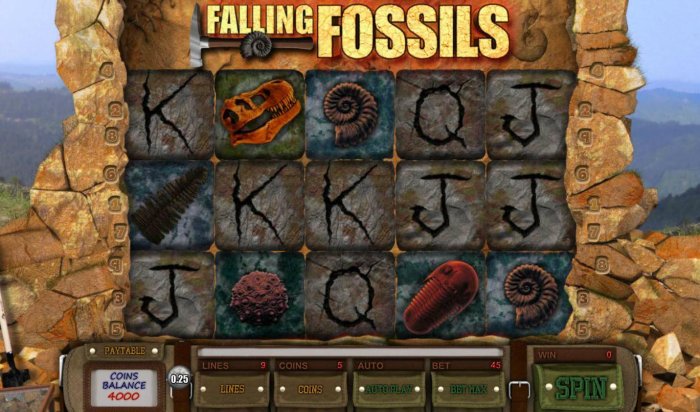 Falling Fossils by All Online Pokies