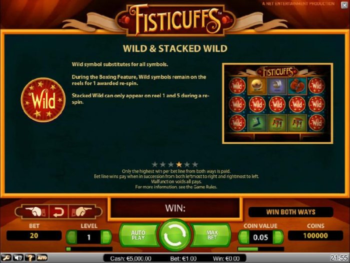 All Online Pokies - wild and stacked wild feature rules