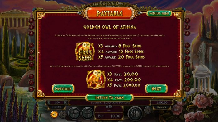 Images of The Golden Owl of Athena