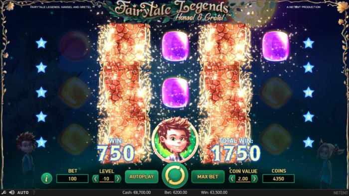 A second re-spin triggers an additional 750 coin award for a total win of 1750 coins. - All Online Pokies