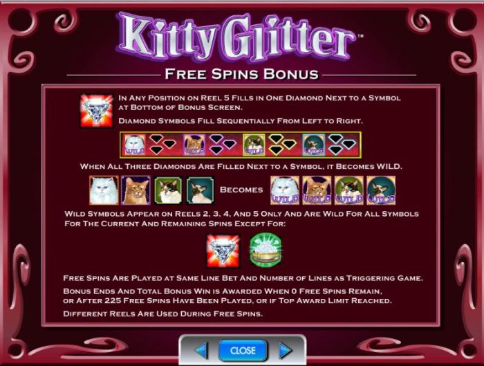 All Online Pokies image of Kitty Glitter