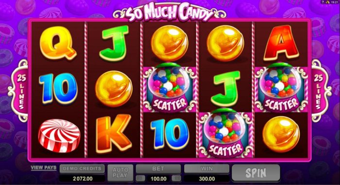 Three scatter symbols triggers the Free Spin Feature by All Online Pokies
