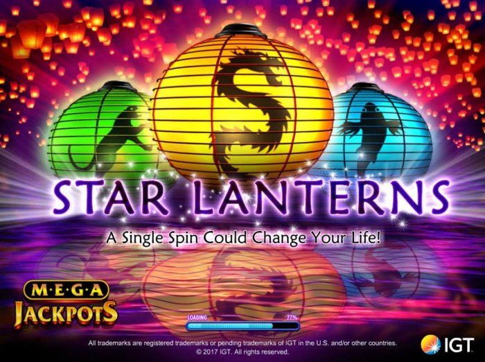 Splash screen - game loading - Chinese Lantern Festival Theme - All Online Pokies