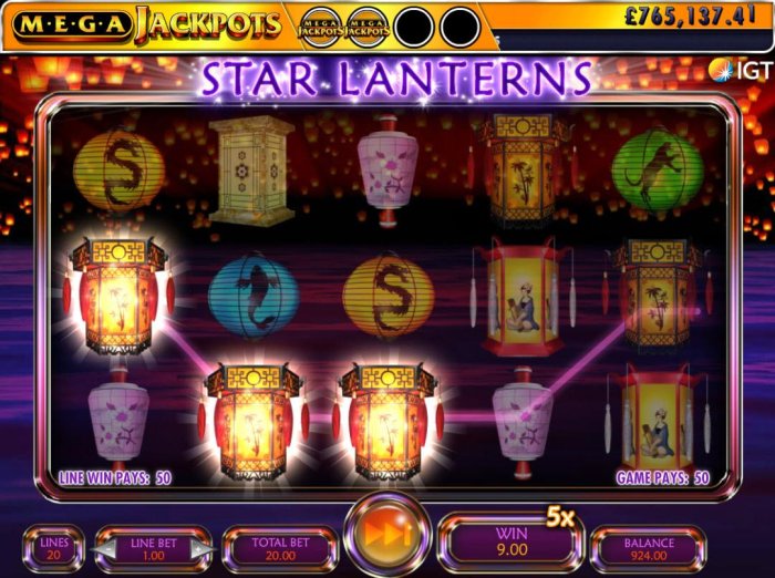 All Online Pokies - Floating Reels Feature triggers an additional 50.00 payout.