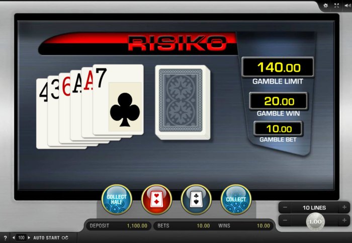 All Online Pokies - Red or Black Gamble feature