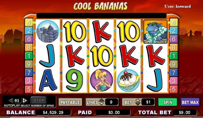 Cool Bananas by All Online Pokies