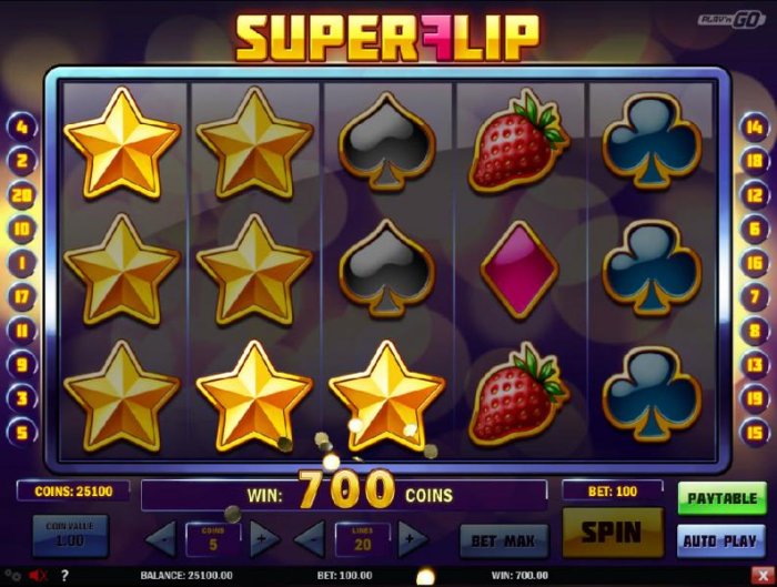 All Online Pokies - The respin feature triggers  multiple winning conbinations and a 700 coin pay out.