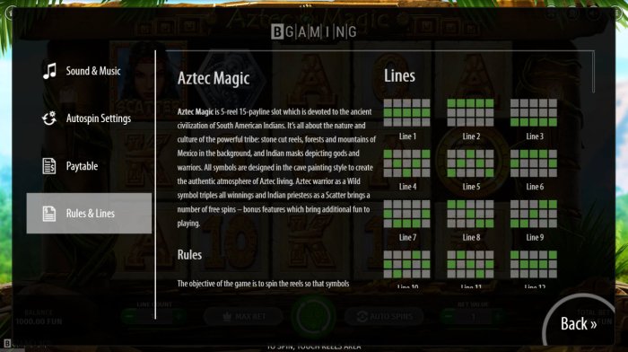 All Online Pokies image of Aztec Magic Deluxe