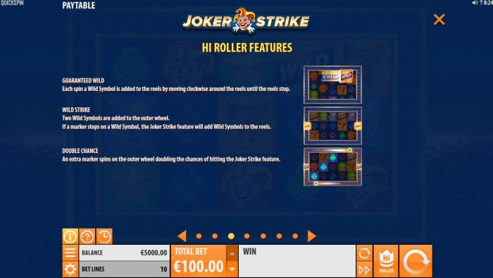 Hi-Roller Feature Rules - All Online Pokies