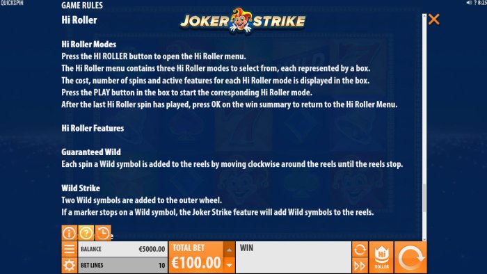 All Online Pokies image of Joker Strike