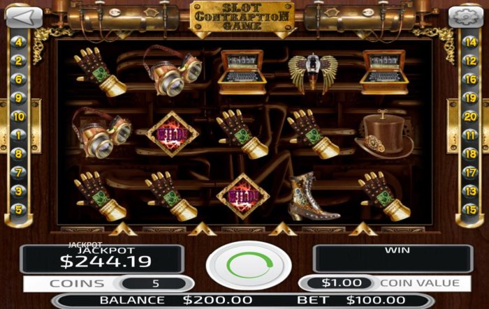 All Online Pokies image of Slot Contraption Game