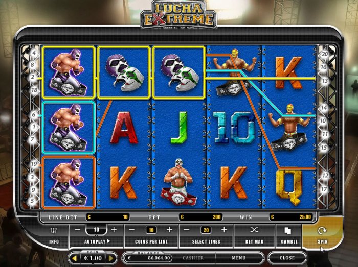 All Online Pokies image of Lucha Extreme