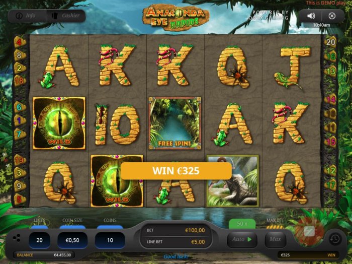 Multiple winning paylines triggers a big win! - All Online Pokies