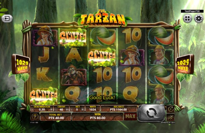 All Online Pokies image of The Tarzan