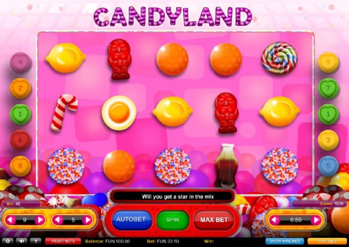 All Online Pokies image of Candyland