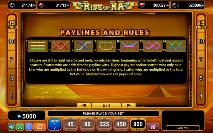 All Online Pokies image of Rise of Ra