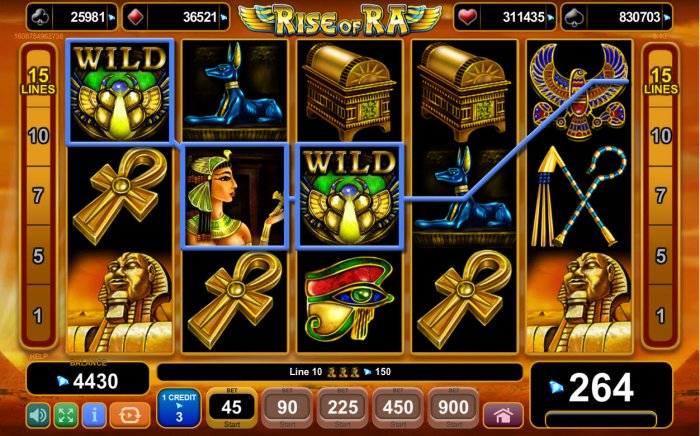 Rise of Ra by All Online Pokies