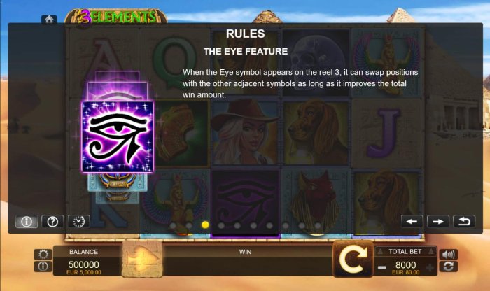 The Eye Feature Rules - All Online Pokies