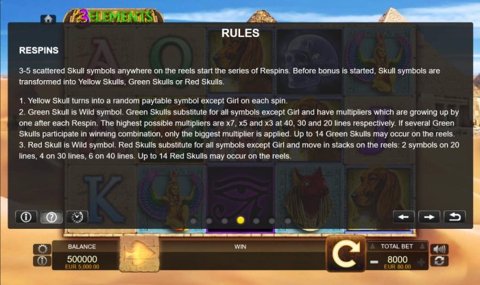 All Online Pokies - Respins Rules