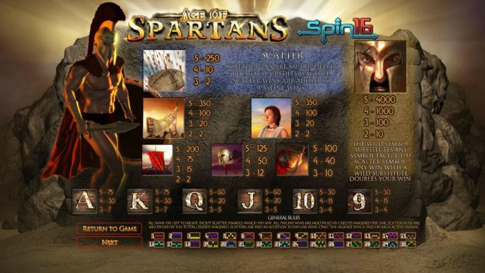 Age of Spartans Spin 16 screenshot