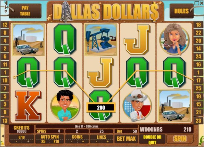 five of kind triggers a 200 jackpot - All Online Pokies