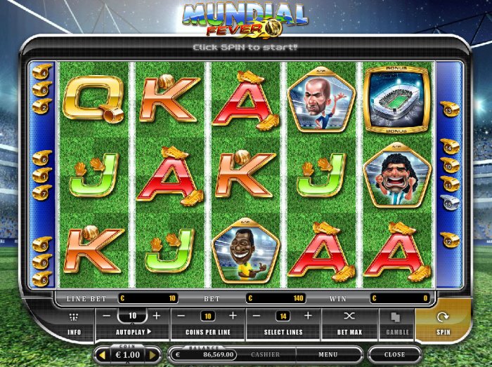 Mundial Fever by All Online Pokies