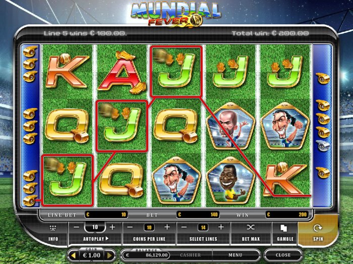 Mundial Fever by All Online Pokies