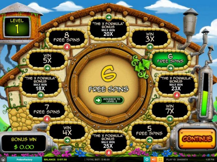 All Online Pokies image of Potion Factory