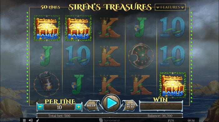 All Online Pokies image of Siren's Treasure