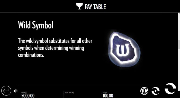 All Online Pokies - The wild symbol substitutes for all other symbols when determining winning combinations.