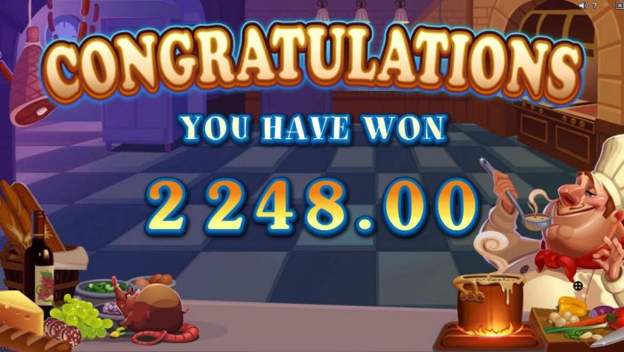 The free spins feature pays out aa total of $2248 for a mega win! - All Online Pokies