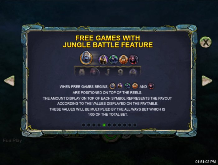 Jungle Battle Feature by All Online Pokies