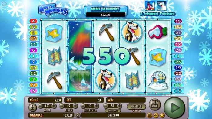 Multiple winning paylines triggers a big win - All Online Pokies