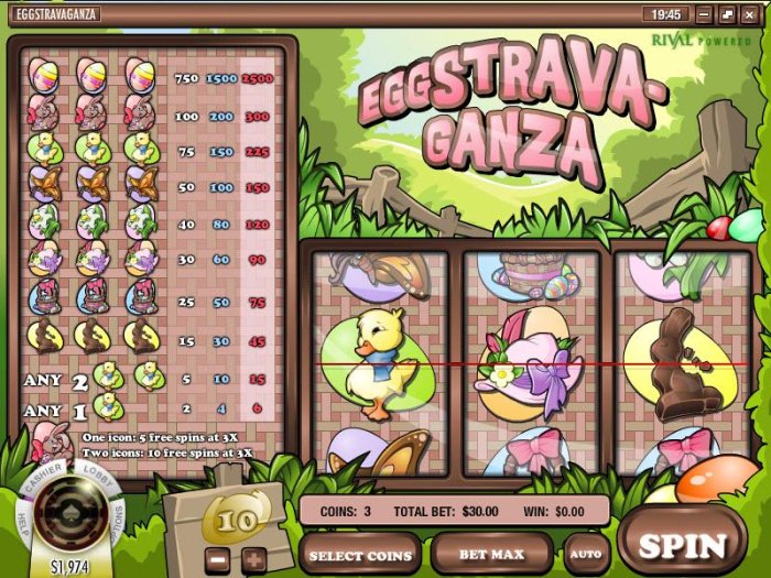 Eggstrava-Ganza by All Online Pokies