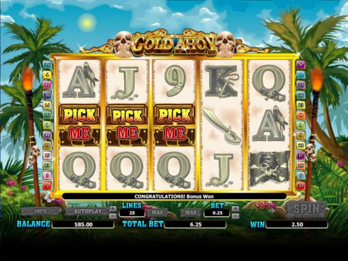 All Online Pokies image of Gold Ahoy