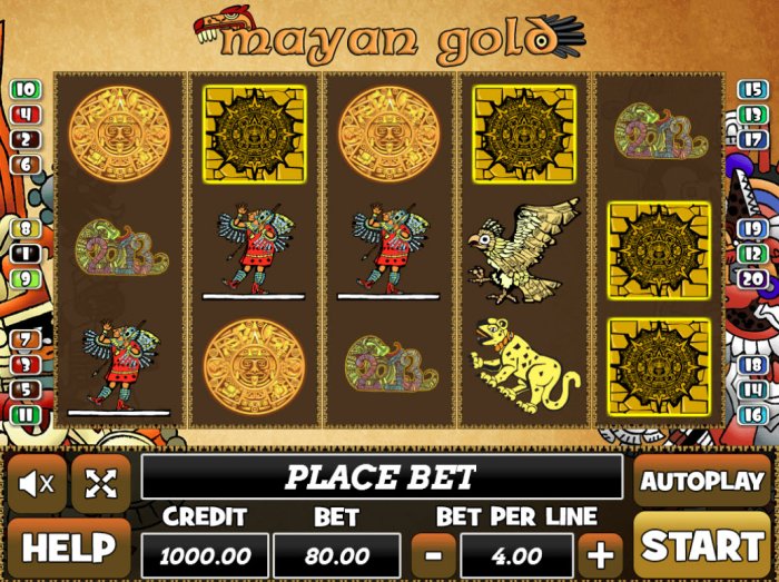 All Online Pokies image of Mayan Gold