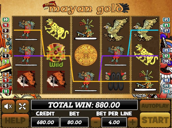 All Online Pokies image of Mayan Gold