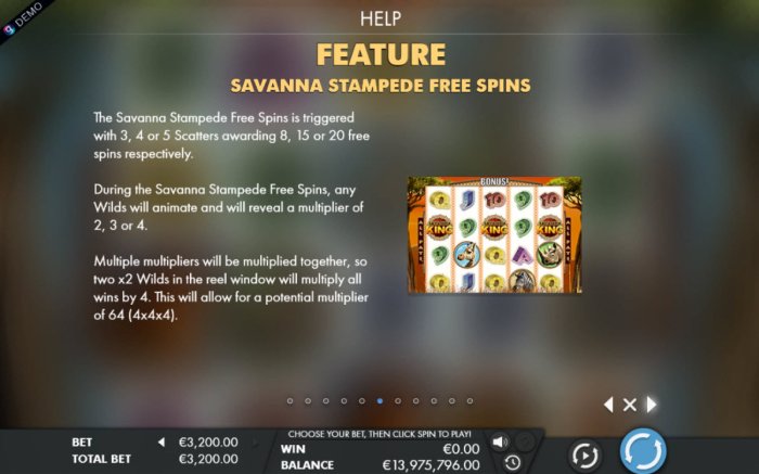 All Online Pokies image of Savanna King Jackpot