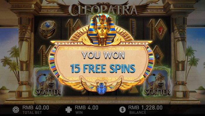 All Online Pokies image of Cleopatra
