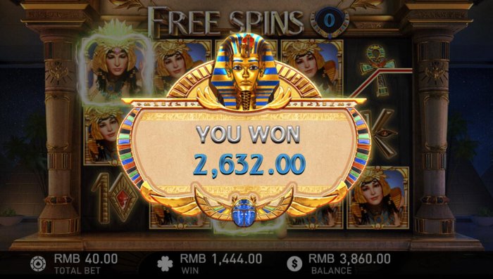 Free Spins feature pays out a total of 2,632.00 - All Online Pokies
