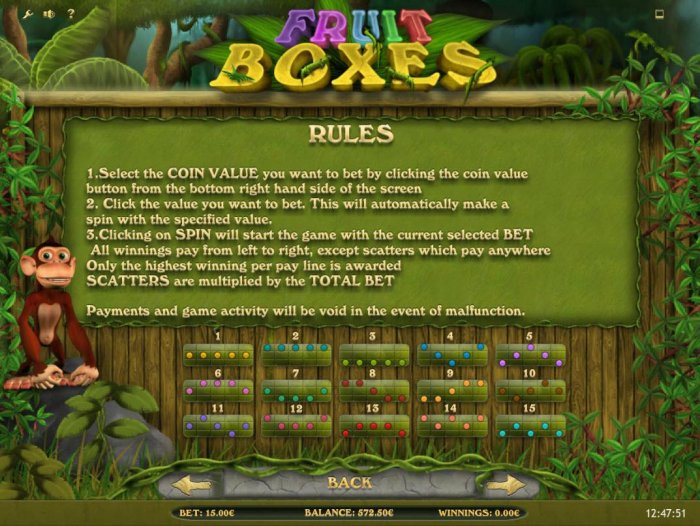 All Online Pokies image of Fruit Boxes