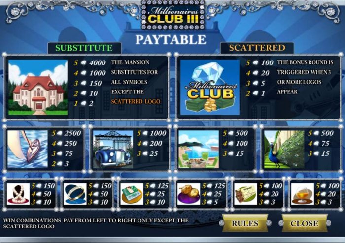 Millionaires Club III screenshot