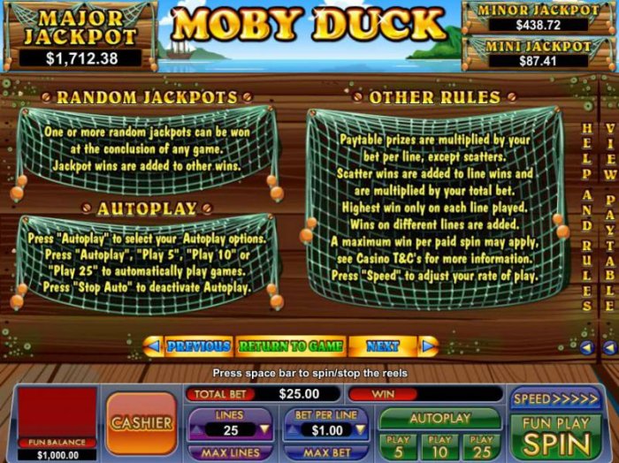 Moby Duck screenshot