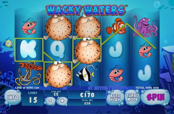 All Online Pokies image of Wacky Waters